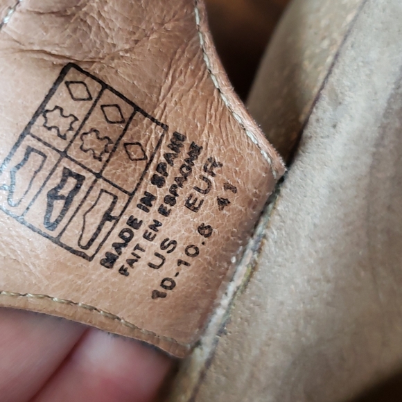 TAOS ZIGGIE HOOK &LOOP LEATHER SANDALS SZ 10-10.5 black - Picture 6 of 12